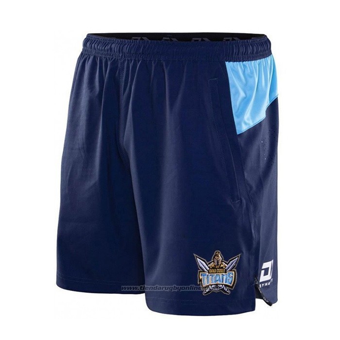 Pantalones Cortos Gold Coast Titans Rugby 2021 Azul